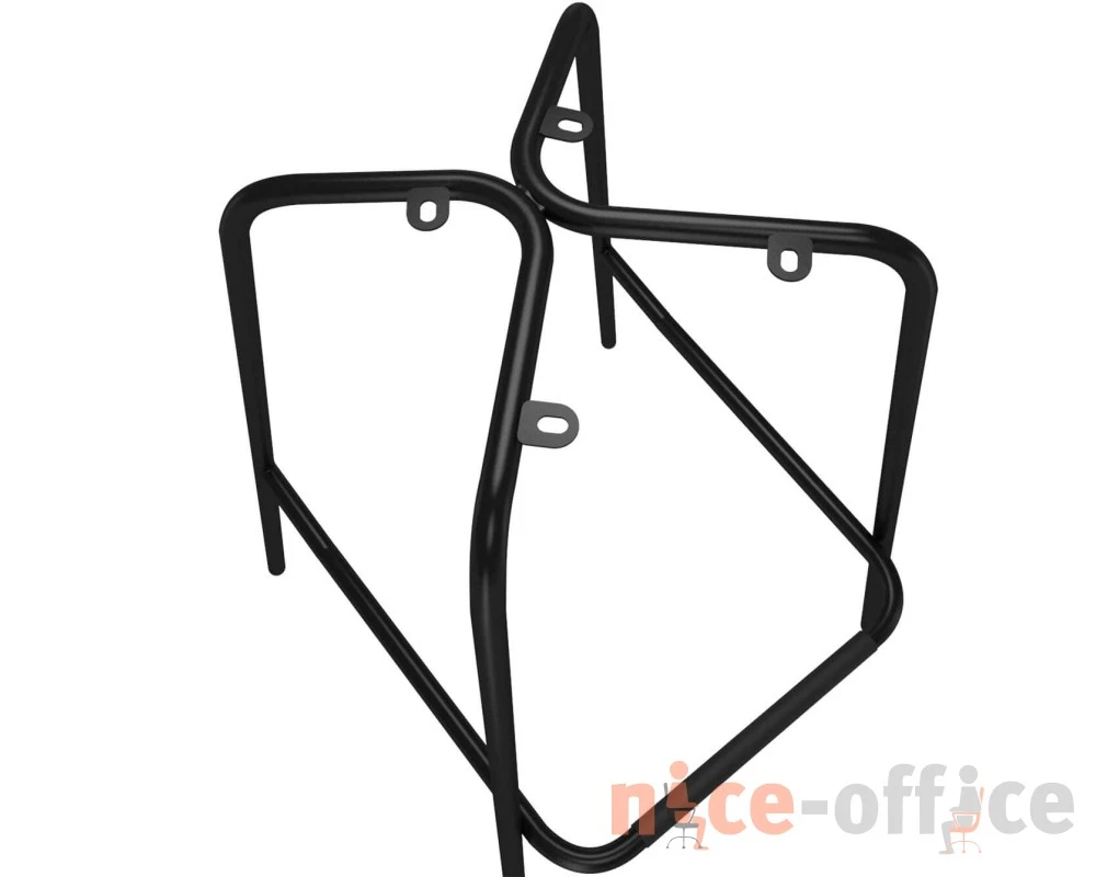 Стул барный SHT-ST39-1/S29 Велюр, Серое облако/Черный муар