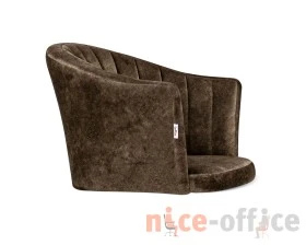 Стул барный SHT-ST42-1/S29 Велюр, Кофейный трюфель/Черный муар images