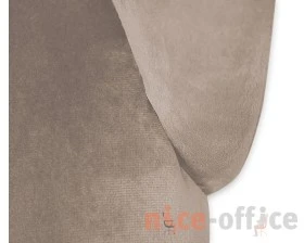 Стул подъемно-поворотный SHT-ST35/S120P Велюр, Латте/Черный муар images