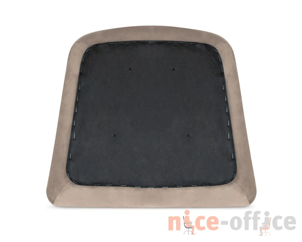 Стул подъемно-поворотный SHT-ST38-1/S120M Велюр, Латте/Черный муар