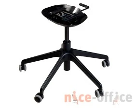Стул подъемно-поворотный SHT-ST39/S154 Велюр, Латте/Черный images