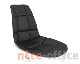 Стул полубарный SHT-ST29-C/S66-1 Экокожа, Черный/Хром лак images