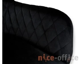 Стул полубарный SHT-ST38/S66-1 Велюр, Ночное затмение/Черный муар images