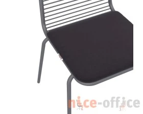 Стул SHT-S153-CN1 Металл/Ткань, Графит муар/Черный images