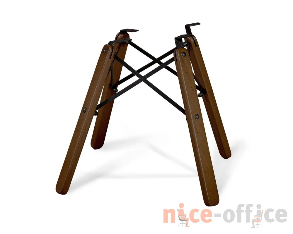 Стул SHT-ST29/S70 белый Пластик, Белый/Темный орех/Черный муар