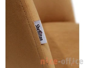 Стул SHT-ST35/S183 Велюр, Горчичный/Светлый орех images