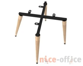 Стул SHT-ST39/S95-WH-1 Велюр, Серое облако/Прозрачный лак/Черный муар images