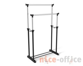 Вешалка-штанга гардеробнаяSHT-WR4150 Черный/Черный муар/Хром лак images