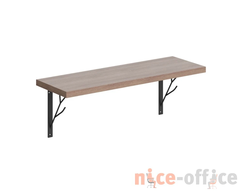 Полка подвесная 630х220х222 Кофе / Coffee