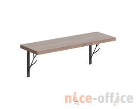 Полка подвесная 630х220х222 Кофе / Coffee images