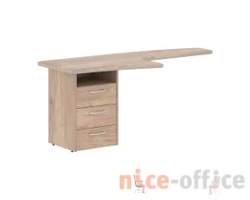 Брифинг-приставка боковая с тумбой 1800х800х750 Диони / Dioni images