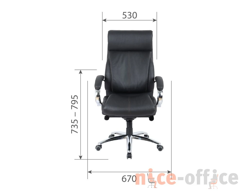 Кресло CHAIRMAN CH423 кожа