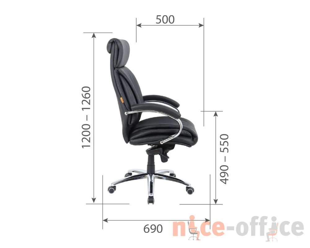 Кресло CHAIRMAN CH423 кожа