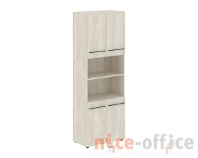 Шкаф с 2-мя комплектами глухих малых дверей 800х430х2253 Лофтис / Loftis images