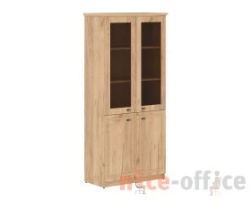 Шкаф с 2 стеклянными дверьми 922х466х2023 Раут / Raut images