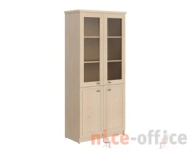 Шкаф с 2 стеклянными дверьми 922х466х2023 Раут / Raut images