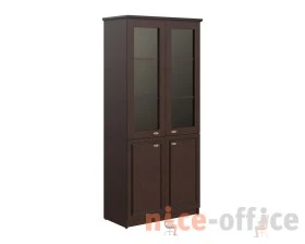 Шкаф с 2 стеклянными дверьми 922х466х2023 Раут / Raut images