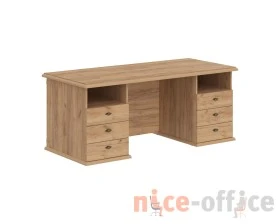Стол руководителя с 2 тумбами 1800х800х750 Раут / Raut images