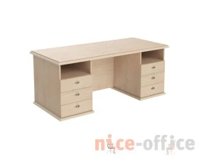 Стол руководителя с 2 тумбами 1800х800х750 Раут / Raut images