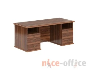 Стол руководителя с 2 тумбами 1800х800х750 Раут / Raut images