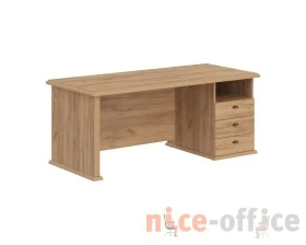 Стол руководителя с 3 ящиками 1600х800х750 Раут / Raut images