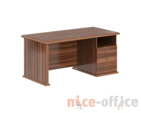 Стол руководителя с 3 ящиками 1600х800х750 Раут / Raut images