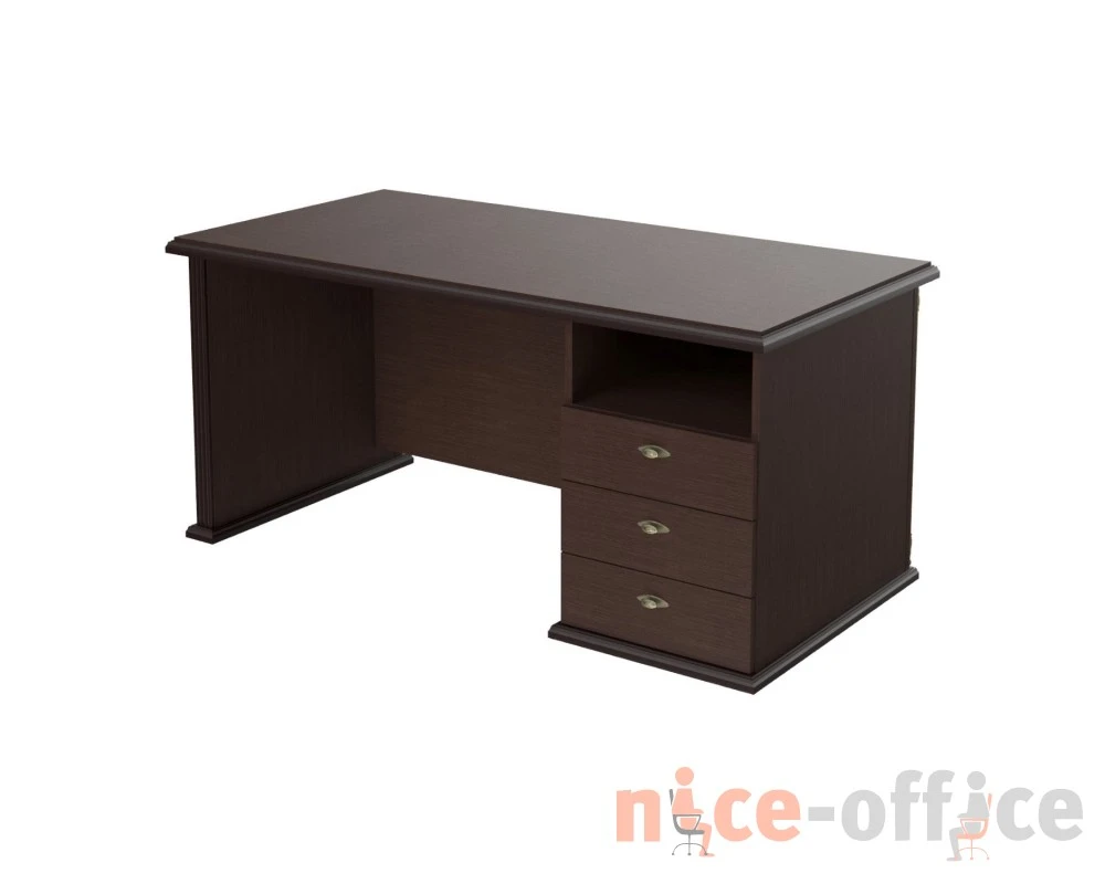Стол руководителя с 3 ящиками 1600х800х750 Раут / Raut