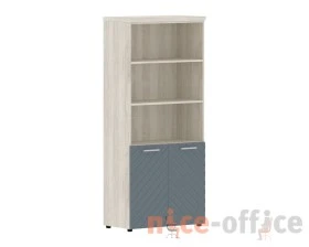 Шкаф с 1 комплектом глухих малых дверей и топом 854х452х1958 Torr Люкс images