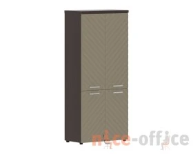 Шкаф с глухими средними и малыми дверьми 854х452х1958 Torr Люкс images