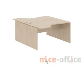 Рабочая станция 2-х местная 1400х1806х750 Вейв / Wave images