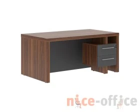 Стол руководителя с встроенной тумбой 1600х900х750 Зенн / Zenn images